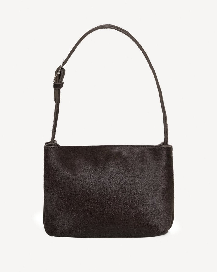 Line Mini Shoulder Bag in Calf Hair