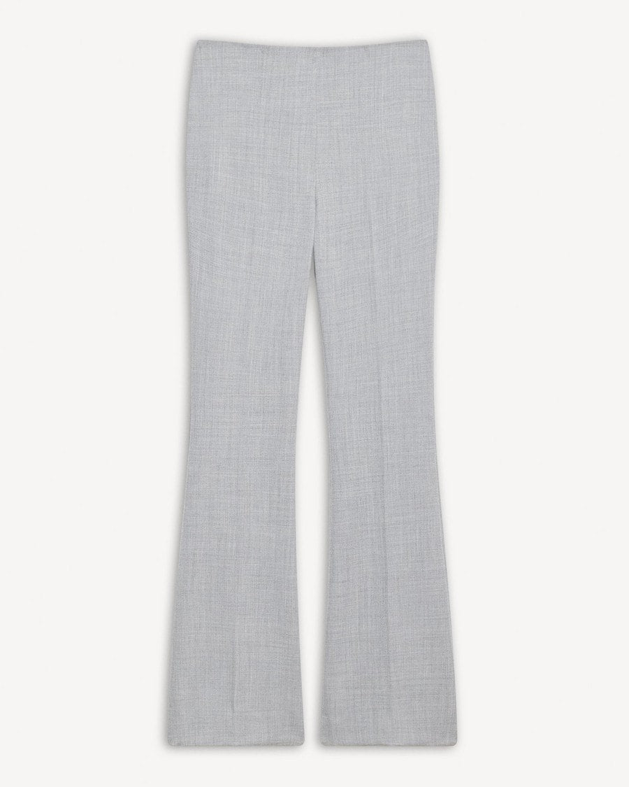 Side-Zip Flare Pant in Bistretch Wool