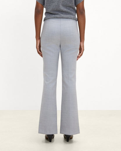 Side-Zip Flare Pant in Bistretch Wool