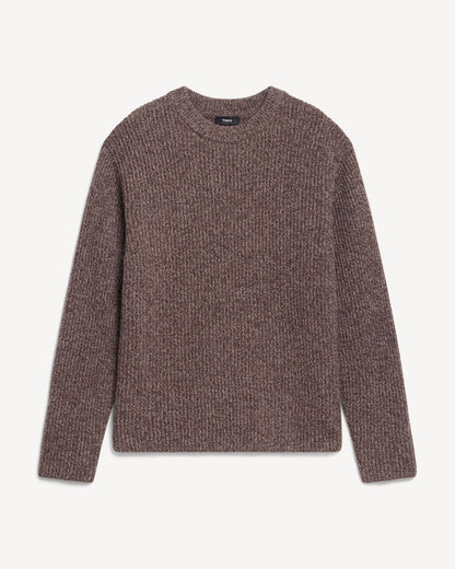 Crewneck Sweater in Wool Bouclé Twist