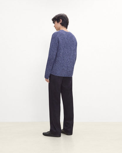 Crewneck Sweater in Wool Bouclé Twist