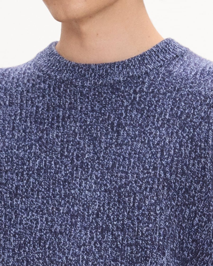 Crewneck Sweater in Wool Bouclé Twist