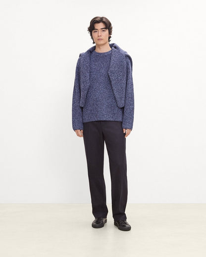 Crewneck Sweater in Wool Bouclé Twist