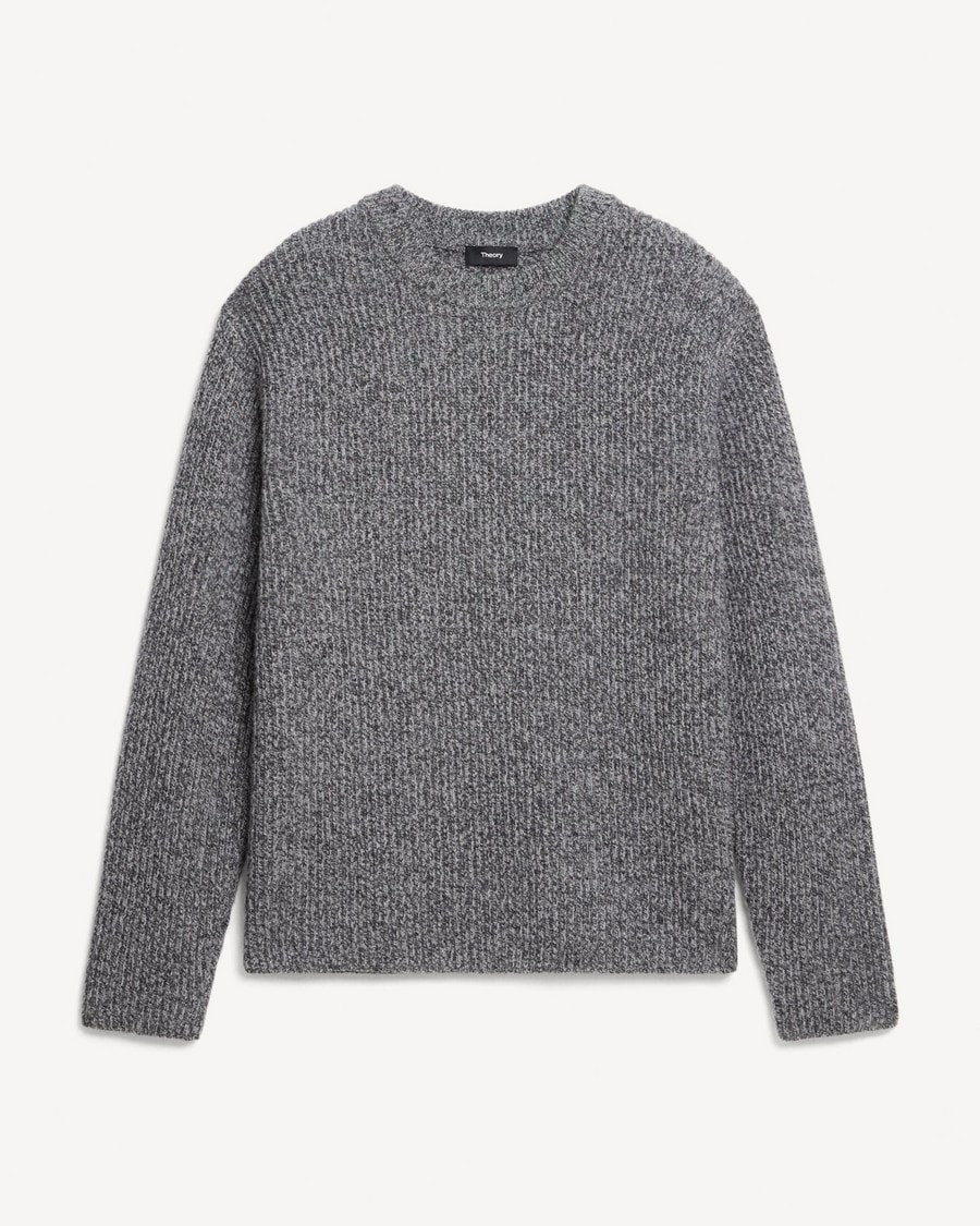 Crewneck Sweater in Wool Bouclé Twist