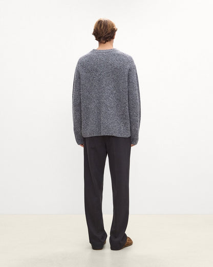 Crewneck Sweater in Wool Bouclé Twist