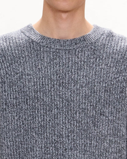 Crewneck Sweater in Wool Bouclé Twist