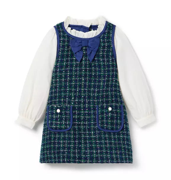 The Timeless Tweed Dress - Indigo Mountain