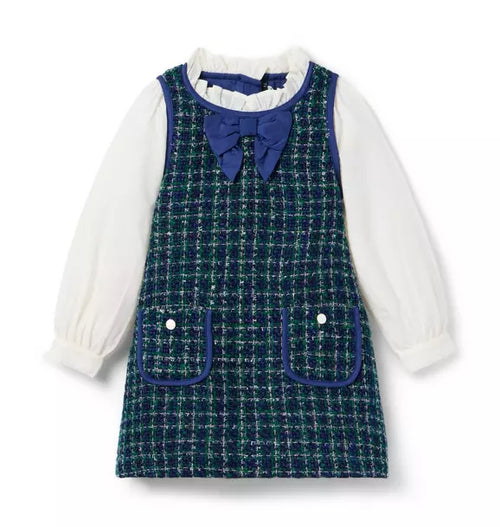 The Timeless Tweed Dress - Indigo Mountain