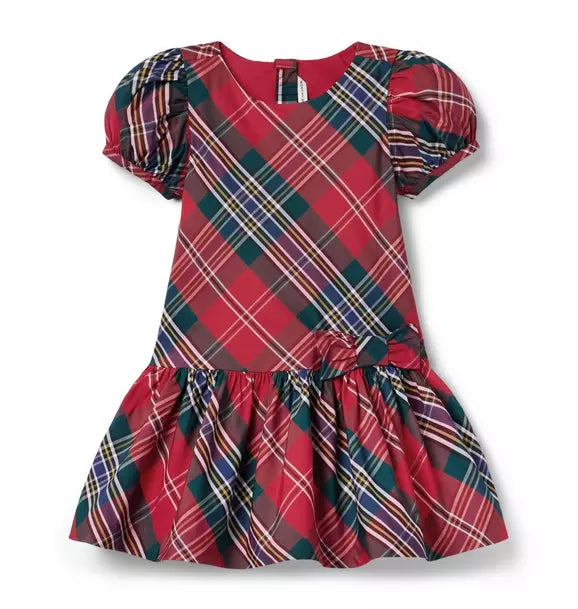 The Once Upon A Tartan Dress - Red Pepper Tartan