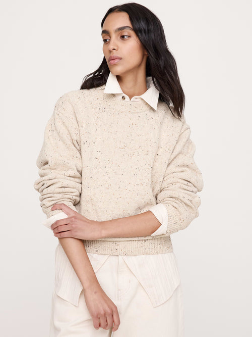 Archive Reissue Throwster Sweater - Cream White Combo