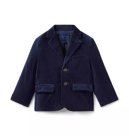 The Velvet Blazer - Dark Marine