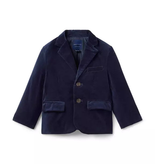 The Velvet Blazer - Dark Marine