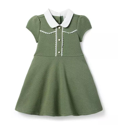 The Quilted Western Dress - Agave Leaf
