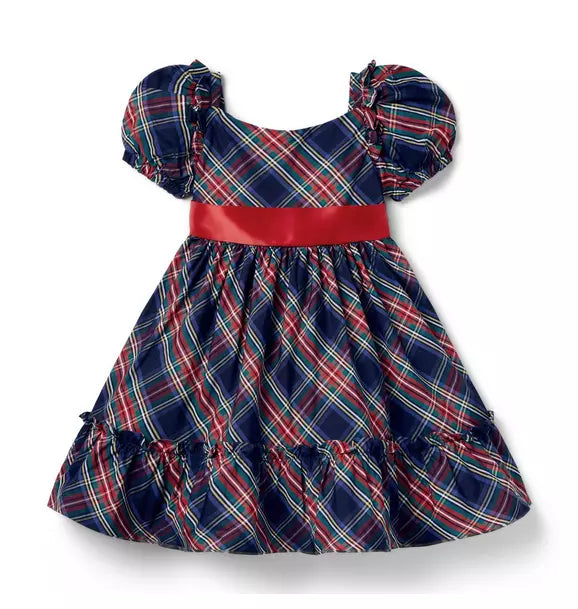 The Tartan Traditions Dress - Indigo Mountain Tartan