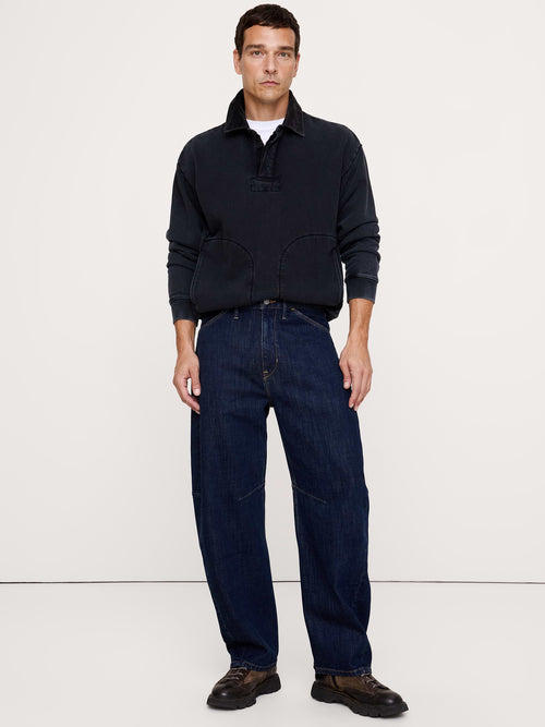 Barrel Utility Jean - Rinse Indigo Wash