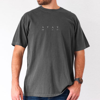 Interstellar STAY T-Shirt – Minimalist Sci-Fi Cinema Tee image 3