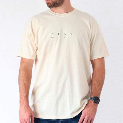 Interstellar STAY T-Shirt – Minimalist Sci-Fi Cinema Tee image 6
