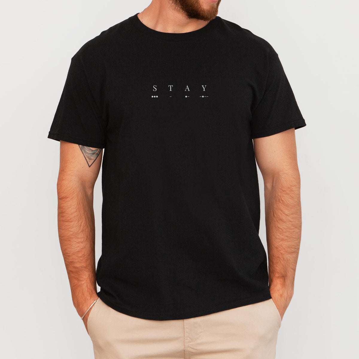 Interstellar STAY T-Shirt – Minimalist Sci-Fi Cinema Tee image 8