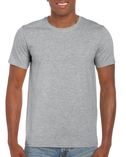 A grey tshirt with your custom print