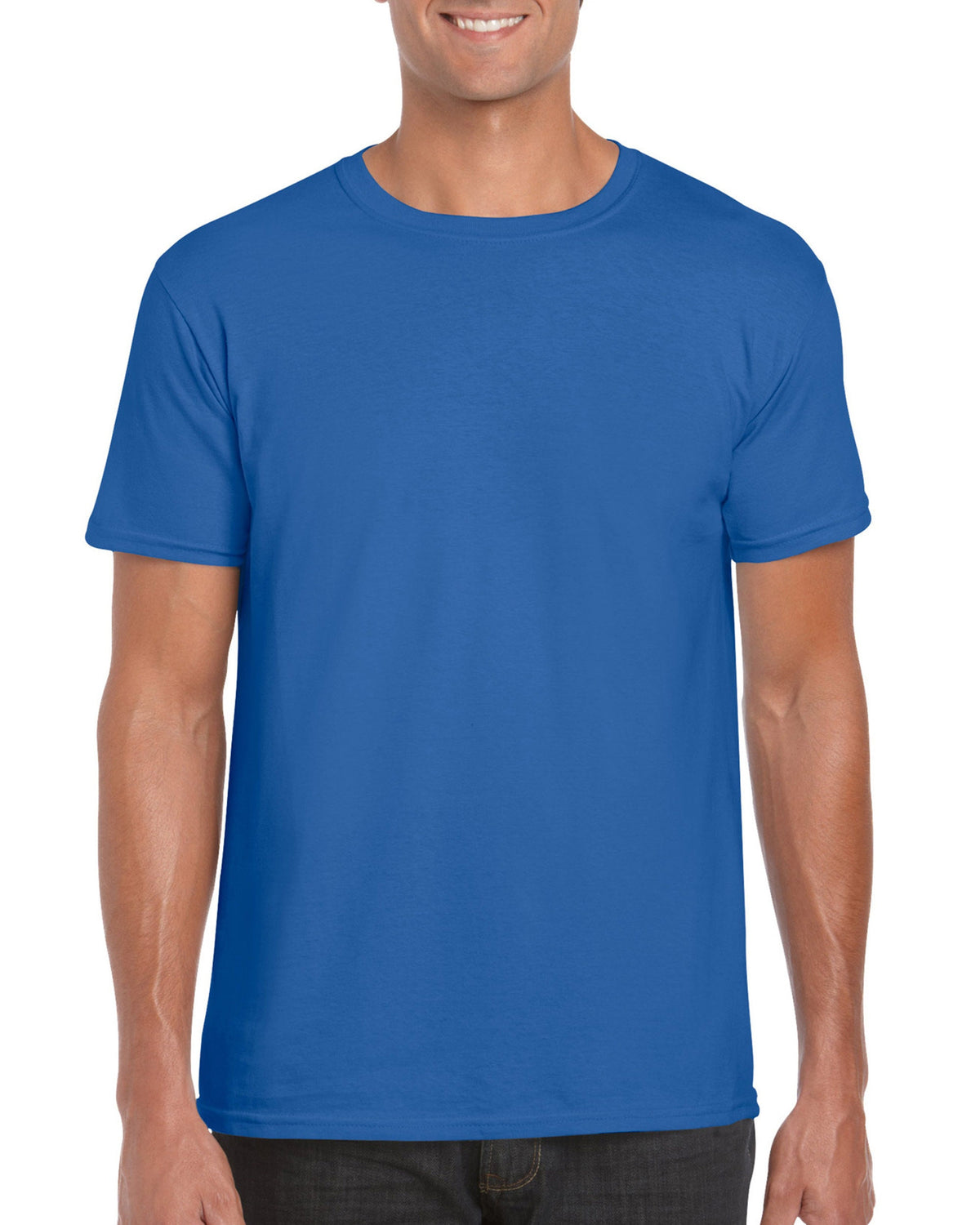A blue tshirt with your custom print