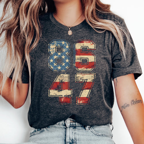Pro Immigration Shirt Anti ICE Subtle FDT shirt Democrat 8647 Shirt Retro 8647 Anti Trump Shirt Anti MAGA Liberal Shirt image 1
