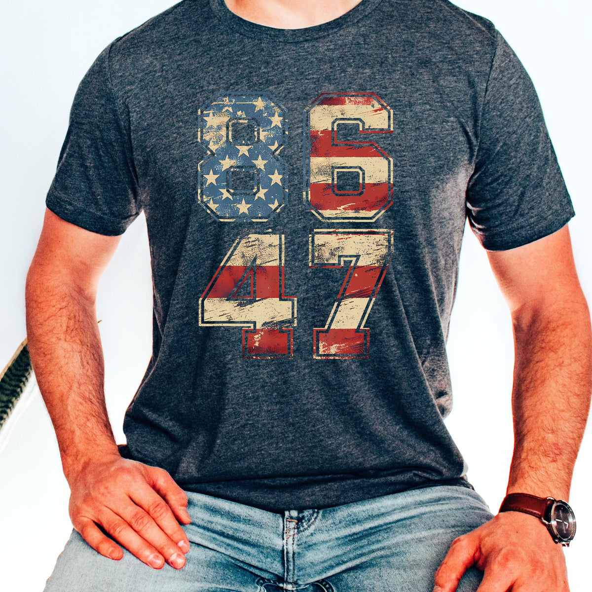 Pro Immigration Shirt Anti ICE Subtle FDT shirt Democrat 8647 Shirt Retro 8647 Anti Trump Shirt Anti MAGA Liberal Shirt image 2