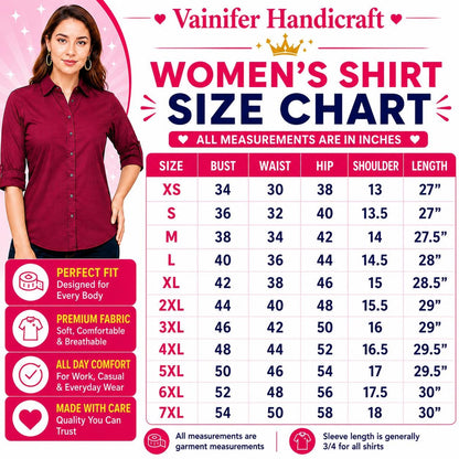 White Cotton Button Down Shirt for Women, Elegant Office Wear Top with 3/4 Sleeves, Smart Casual Daily Wear Ladies Shirt in Regular Fit image 8