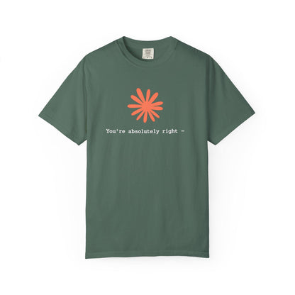 Funny Black T-Shirt You're Absolutely Right Novelty Tee Casual Graphic Shirt Minimalist Humor Gift for Men Women image 10