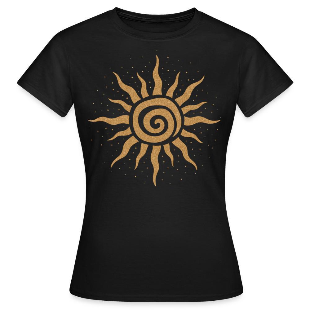 Boho Sun T-Shirt for Women | Spiritual Shirt with Spiral | Summer Shirt | Boho Clothing | Gift for Women | Festival Shirt image 4