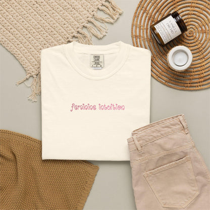 Custom Embroidered T-Shirt Comfort Colors Personalized Lyric Shirt OR3 Font Olivia Shirt Music Lover Gift Small Embroidery Tee Sad Girl Tee image 5