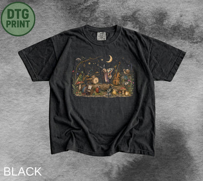 Vintage Insect Graphic Shirt, Comfort Colors Musician Bug Tee, 90s Insect Lover Tee image 3