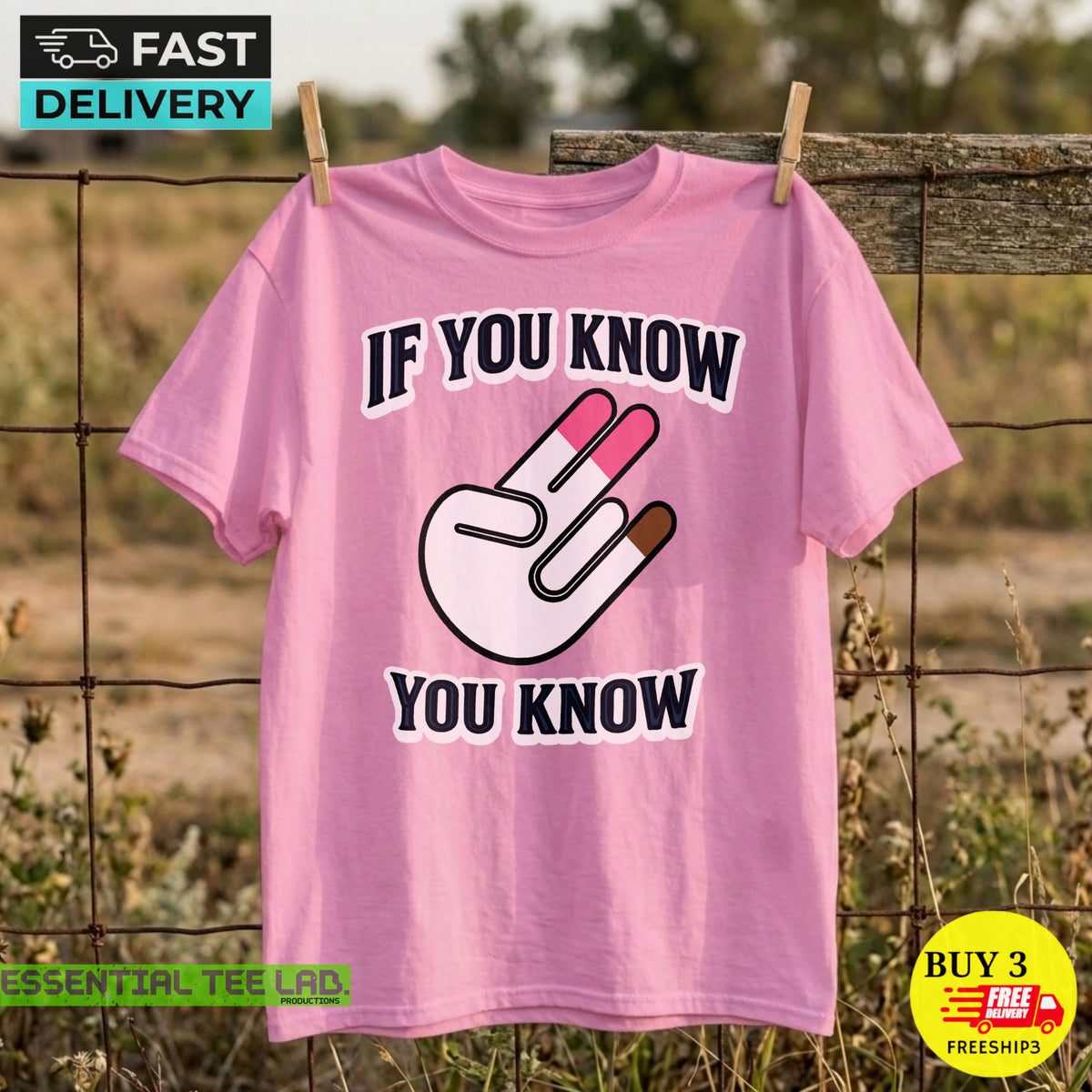 If You Know You Know T Shirt, Funny Shirt Gift For Friend, Dumb Tee, Hilarious Gift, Cringy TShirts, Awkward Tee, Exchange Gag Gift T-shirt Light Pink