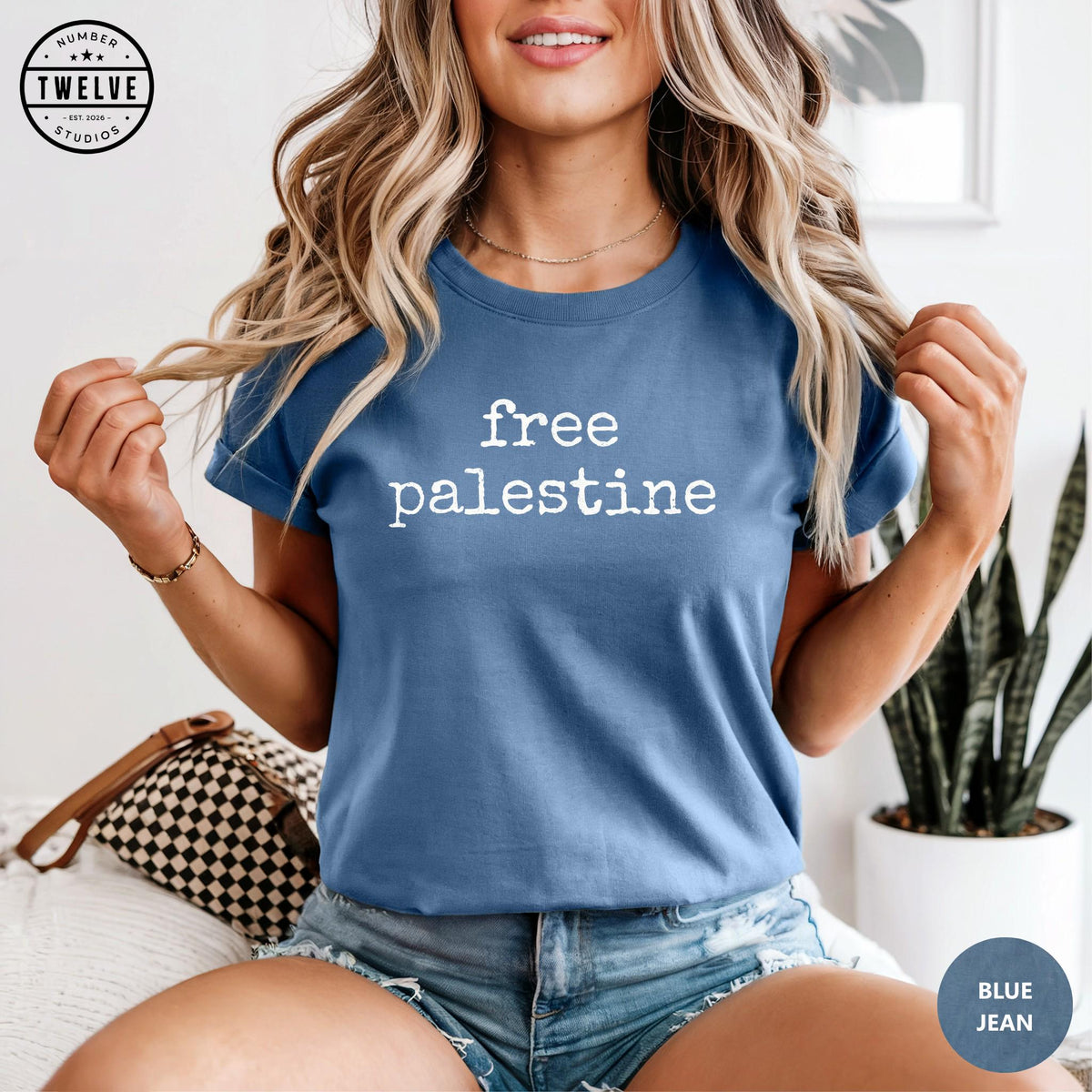 Free Palestine Shirt, Quiet Protest Tee For Women, Human Rights Gift, Gaza Aid Solidarity Top, Social Justice Graphic Tee Gift For Her image 5