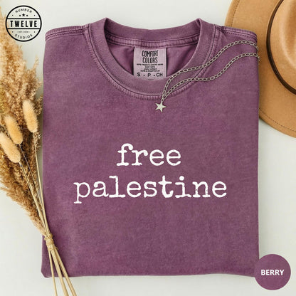 Free Palestine Shirt, Quiet Protest Tee For Women, Human Rights Gift, Gaza Aid Solidarity Top, Social Justice Graphic Tee Gift For Her image 11