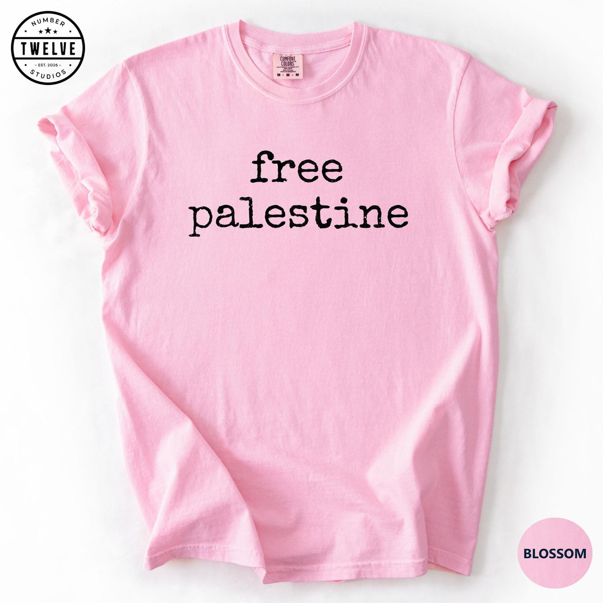 Free Palestine Shirt, Quiet Protest Tee For Women, Human Rights Gift, Gaza Aid Solidarity Top, Social Justice Graphic Tee Gift For Her image 12