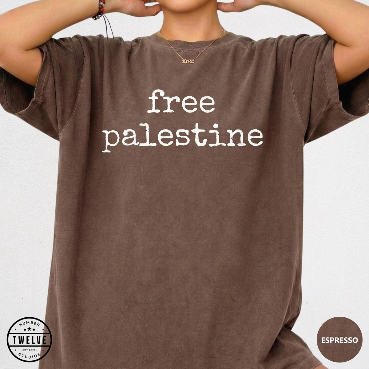 Free Palestine Shirt, Quiet Protest Tee For Women, Human Rights Gift, Gaza Aid Solidarity Top, Social Justice Graphic Tee Gift For Her image 13