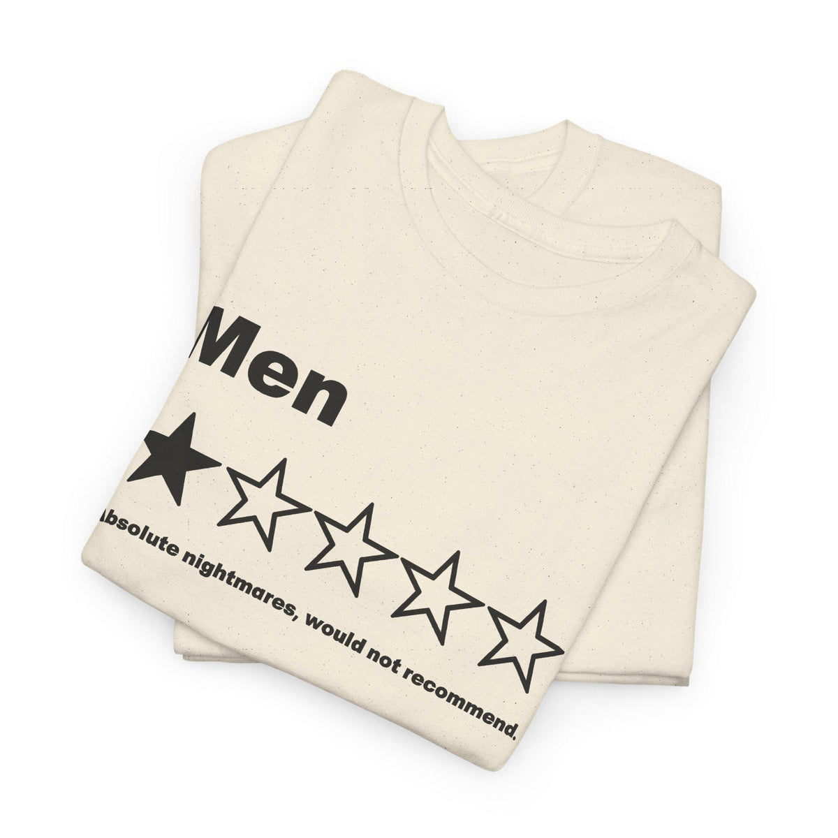 Men One Star Review Shirt, Funny Sarcastic Men Tee, Absolute Nightmares Would Not Recommend Top, Single Shirt for Women, Dating Humor image 5