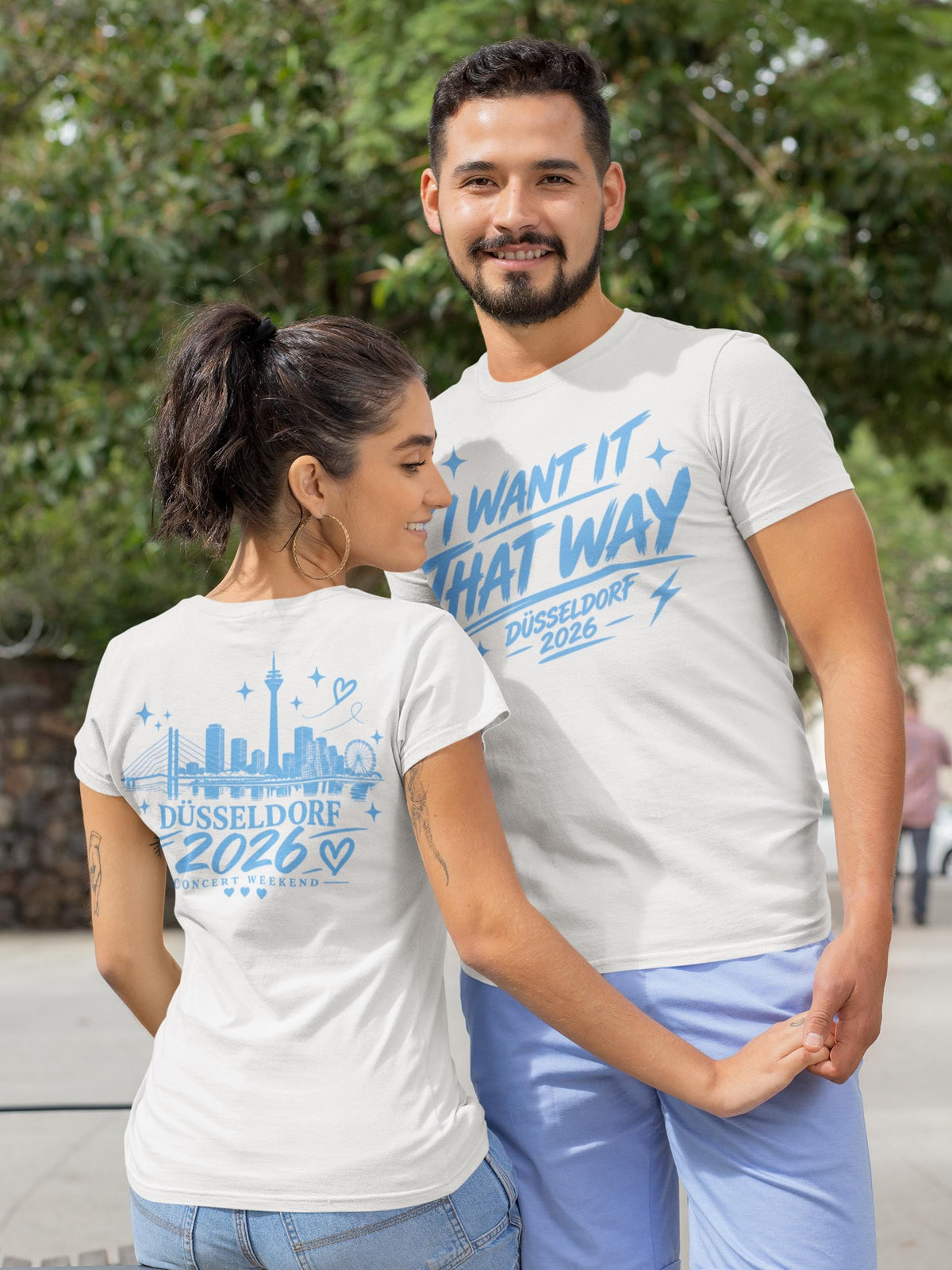 Erinnerungs-T-Shirt I Want It That Way | Düsseldorf 2026 Concert T-Shirt | Unisex Fan T-Shirt | Into the Millennium | PRINTED FRONT & BACK image 3