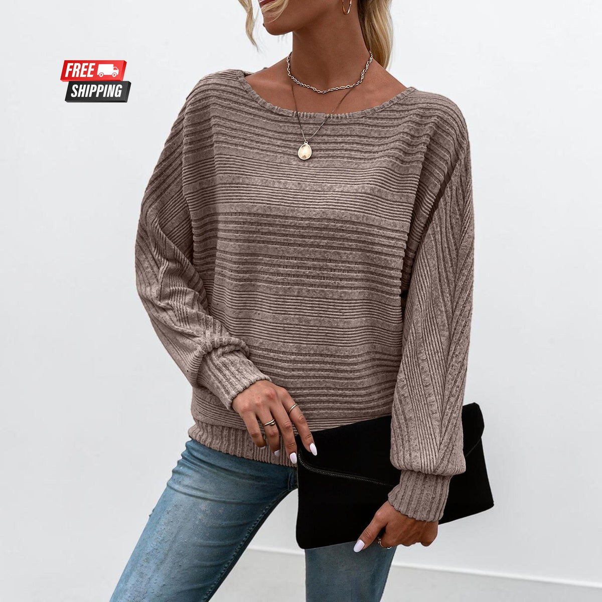 Women’s long sleeve tunic top for casual everyday outfits, women’s pullover sweater with relaxed comfortable fit, stylish fall tunic shirt for women, cozy long sleeve women’s sweater top, casual women’s clothing for autumn and winter, relaxed tunic top styled with leggings, women’s pullover shirt for everyday wear, versatile long sleeve top for work and weekends, comfortable women’s fall fashion tunic, soft-looking casual sweater for women, women’s long sleeve top with easy relaxed styling.