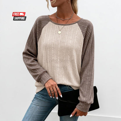 Women’s long sleeve tunic top for casual everyday outfits, women’s pullover sweater with relaxed comfortable fit, stylish fall tunic shirt for women, cozy long sleeve women’s sweater top, casual women’s clothing for autumn and winter, relaxed tunic top styled with leggings, women’s pullover shirt for everyday wear, versatile long sleeve top for work and weekends, comfortable women’s fall fashion tunic, soft-looking casual sweater for women, women’s long sleeve top with easy relaxed styling.