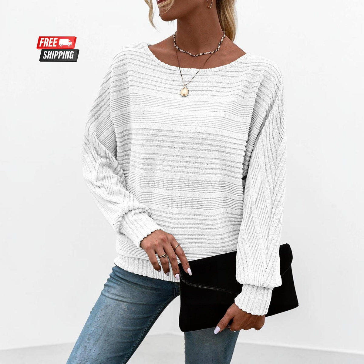 Women’s long sleeve tunic top for casual everyday outfits, women’s pullover sweater with relaxed comfortable fit, stylish fall tunic shirt for women, cozy long sleeve women’s sweater top, casual women’s clothing for autumn and winter, relaxed tunic top styled with leggings, women’s pullover shirt for everyday wear, versatile long sleeve top for work and weekends, comfortable women’s fall fashion tunic, soft-looking casual sweater for women, women’s long sleeve top with easy relaxed styling.