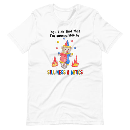 Silliness and Antics Unisex t-shirt