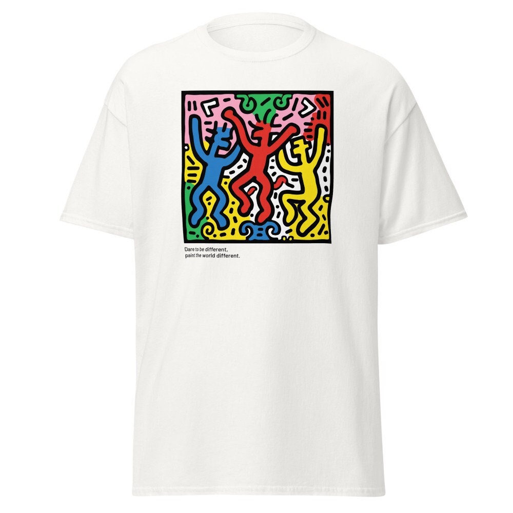 Keith Haring T Shirt | Vintage Shirt | Retro Tee | Graphic T Shirt | Unique Design