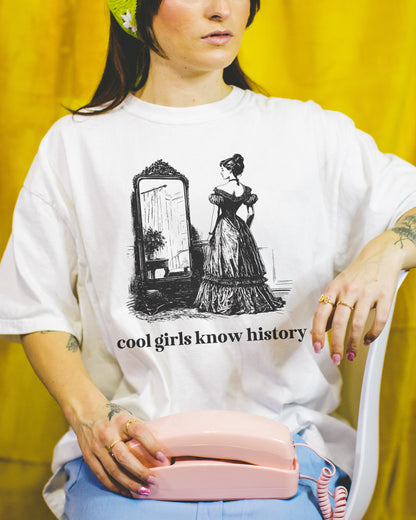 Funny Womens History Tee Shirt for Friend Who Loves History: Cool Girls Know History, Social Studies Gift for History Major, Graduation Gift