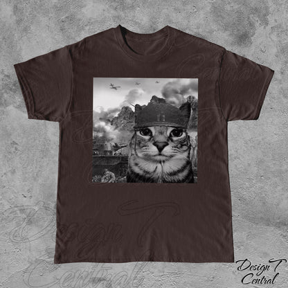 War Cat Unisex Shirt: Kitten Soldier Meme Gift