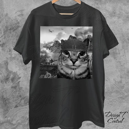 War Cat Unisex Shirt: Kitten Soldier Meme Gift