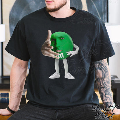 M and M Rapper T-Shirt: Weirdcore Meme Parody