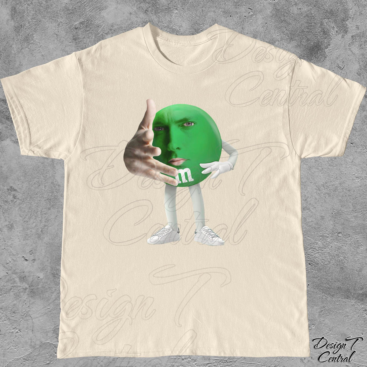 M and M Rapper T-Shirt: Weirdcore Meme Parody