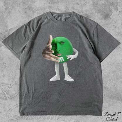 M and M Rapper T-Shirt: Weirdcore Meme Parody