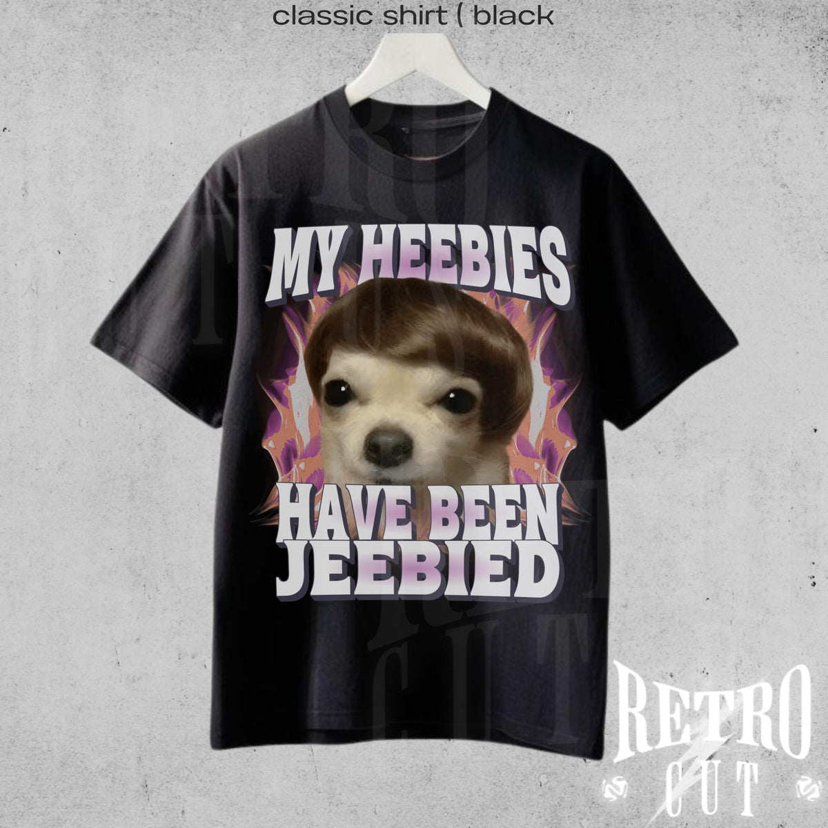 My Heebies Have Been Jeebied Shirt, Funny Meme T-Shirt, Retro Distressed Graphic Tee, Silly Gift for Men and Women, Weird Relatable Shirt